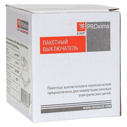Выключатель пакетный 1-кл. 16А IP30 ПВ2-16 М3 кар. черн. EKF pv-2-16-2, изображение 4 • Купить по низкой цене в интернет-магазине СМЭК
