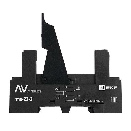 Разъем для реле РM slim 22/2 AVERES EKF rms-22-2 • Купить по низкой цене в интернет-магазине СМЭК