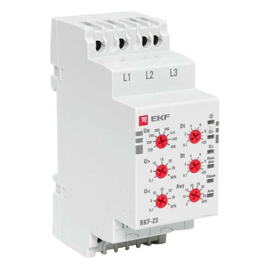Реле контроля фаз RKF-23 EKF rkf-23, изображение 4 • Купить по низкой цене в интернет-магазине СМЭК