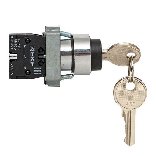Переключатель BG21 2P с замком (не возврат.) NO EKF xb2-bg21, изображение 7 • Купить по низкой цене в интернет-магазине СМЭК