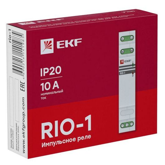 Реле импульсное RIO-1 PROxima EKF rio-1, изображение 3 • Купить по низкой цене в интернет-магазине СМЭК
