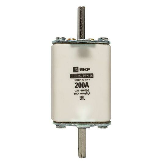 Вставка плавкая ППН-35 250/200А габарит 1 PROxima EKF fus-35/250/200 • Купить по низкой цене в интернет-магазине СМЭК
