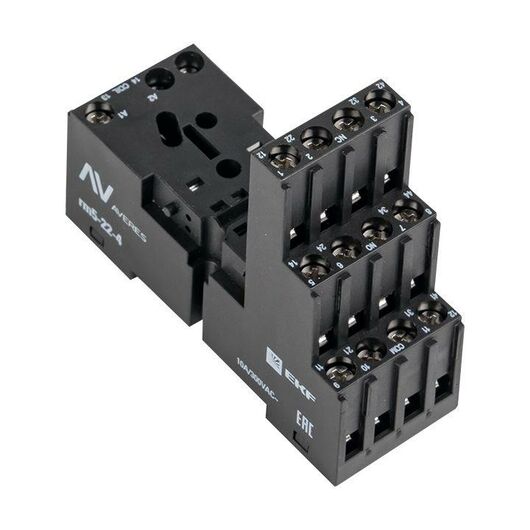 Разъем для реле РМ5 22/4 AVERES EKF rm5-22-4, изображение 5 • Купить по низкой цене в интернет-магазине СМЭК