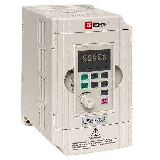 Преобразователь частоты 0.75/1.5кВт 1х230В VECTOR-100 PROxima EKF VT100-0R7-1B, изображение 10 • Купить по низкой цене в интернет-магазине СМЭК