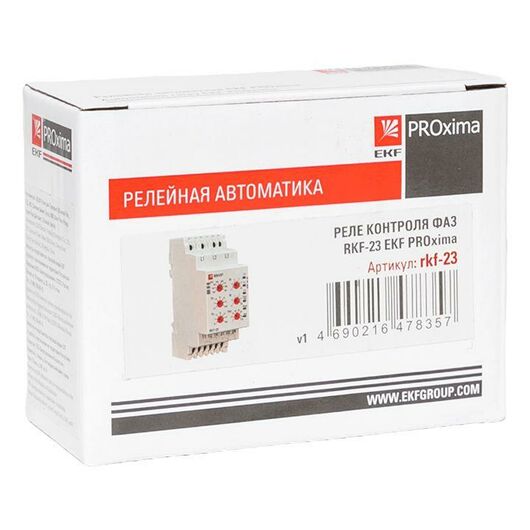 Реле контроля фаз RKF-23 EKF rkf-23, изображение 2 • Купить по низкой цене в интернет-магазине СМЭК