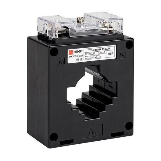 Трансформатор тока ТТЕ 40 500/5А кл. точн. 0.5 PROxima EKF tte-40-500/tc-40-500-0.5, изображение 4 • Купить по низкой цене в интернет-магазине СМЭК