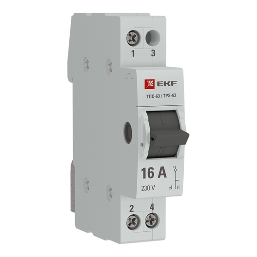 Переключатель трехпозиционный ТПС-63 1P 16А PROxima EKF TPS116, изображение 2 • Купить по низкой цене в интернет-магазине СМЭК