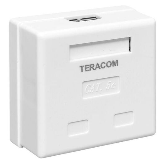 Розетка настенная TERACOM кат.5E неэкранированная 2 порта RJ-45 Dual IDC бел. EKF TRC-WBOX-2RJ45-5EUTP-WH, изображение 5 • Купить по низкой цене в интернет-магазине СМЭК