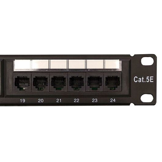 Патч-панель 19дюйм 1U кат.5E UTP неэкранир. 24 порта RJ45 Dual IDC TERACOM PRO EKF TRP-PPNL-5EUTP-1U24, изображение 2 • Купить по низкой цене в интернет-магазине СМЭК