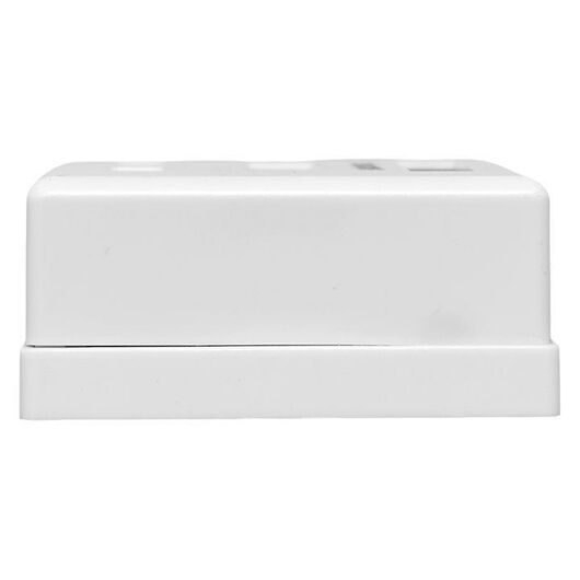Розетка настенная TERACOM PRO кат.6 неэкранированная 2 порта RJ-45 Dual IDC бел. EKF TRP-WBOX-2RJ45-6UTP-WH, изображение 3 • Купить по низкой цене в интернет-магазине СМЭК