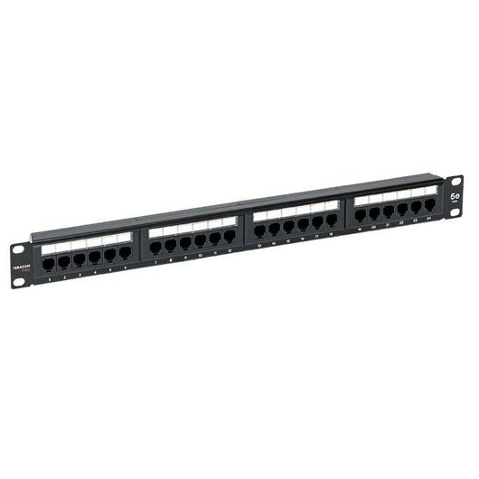 Патч-панель 19дюйм 1U кат.5E UTP неэкранир. 24 порта RJ45 Dual IDC с органайзером TERACOM PRO EKF TRP-PPNL-5EUTP-C1U24, изображение 4 • Купить по низкой цене в интернет-магазине СМЭК