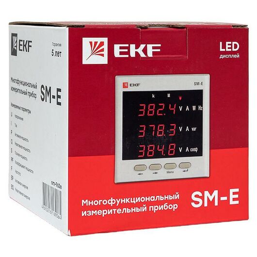 Прибор измерительный многофункциональный SME LED дисплей PROxima EKF sm-963e, изображение 5 • Купить по низкой цене в интернет-магазине СМЭК