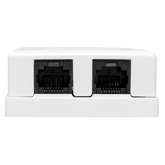 Розетка настенная TERACOM PRO кат.6 неэкранированная 2 порта RJ-45 Dual IDC бел. EKF TRP-WBOX-2RJ45-6UTP-WH, изображение 4 • Купить по низкой цене в интернет-магазине СМЭК