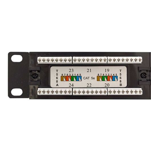 Патч-панель 19дюйм 1U кат.5E UTP неэкранир. 24 порта RJ45 Dual IDC с органайзером TERACOM PRO EKF TRP-PPNL-5EUTP-C1U24, изображение 8 • Купить по низкой цене в интернет-магазине СМЭК