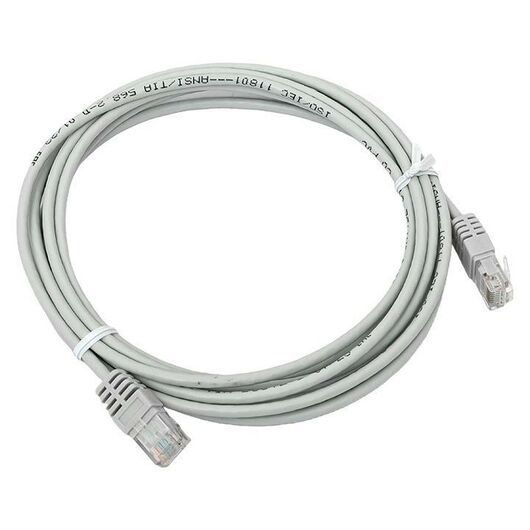 Патч-корд кат.5E UTP неэкранир. PVC сер. 3.0м TERACOM PRO EKF TRP-5EUTP-PVC-3M-GY, изображение 2 • Купить по низкой цене в интернет-магазине СМЭК