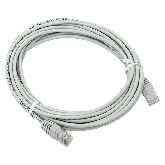 Патч-корд кат.5E UTP неэкранир. PVC 1Гбит/с 5м сер. TERACOM EKF TRC-5EUTP-PVC-5M-GY, изображение 4 • Купить по низкой цене в интернет-магазине СМЭК