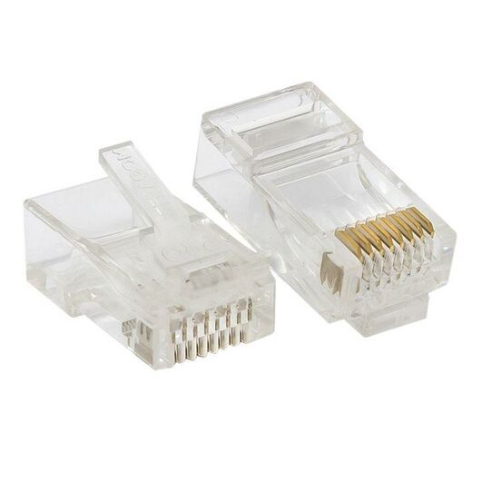 Коннектор RJ45 (8P8C) кат.6 неэкранир. 30мкд универс. (уп.20шт) TERACOM PRO EKF TRP-PLUG-6UTP-20, изображение 5 • Купить по низкой цене в интернет-магазине СМЭК