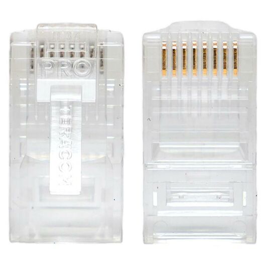 Коннектор RJ45 (8P8C) кат.5E неэкранир. 30мкд универс. (уп.10шт) TERACOM PRO EKF TRP-PLUG-5EUTP-10, изображение 3 • Купить по низкой цене в интернет-магазине СМЭК