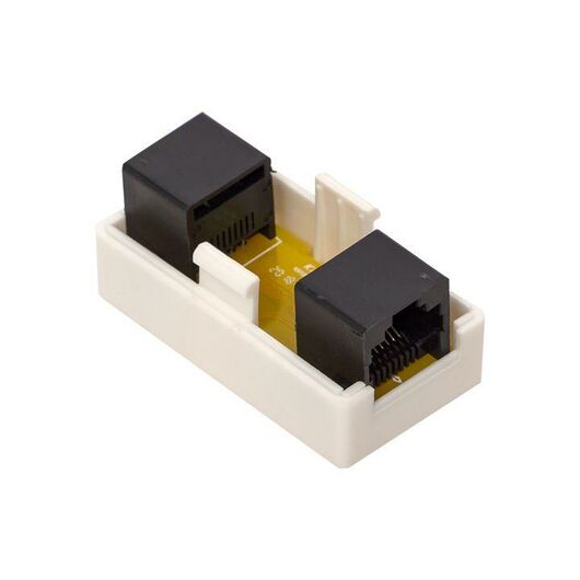 Адаптер проходной RJ45-RJ45 кат.5E неэкранир. TERACOM бел. EKF TRC-INLC-2RJ45-5EUTP-WH • Купить по низкой цене в интернет-магазине СМЭК