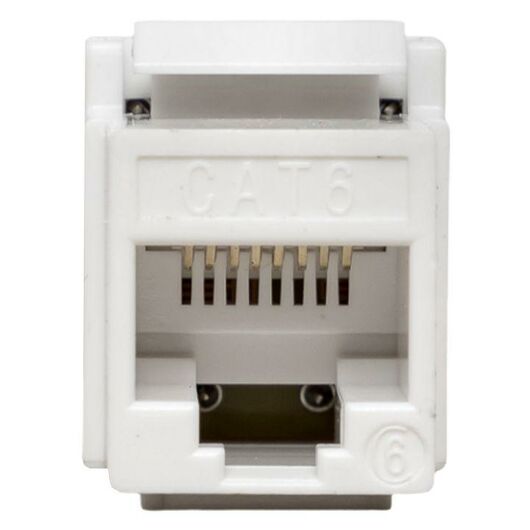 Модуль Keystone RJ45 кат.6 неэкранир. 110 IDC 180град. бел. TERACOM PRO EKF TRP-KSTN-180D-6UTP-WH, изображение 2 • Купить по низкой цене в интернет-магазине СМЭК