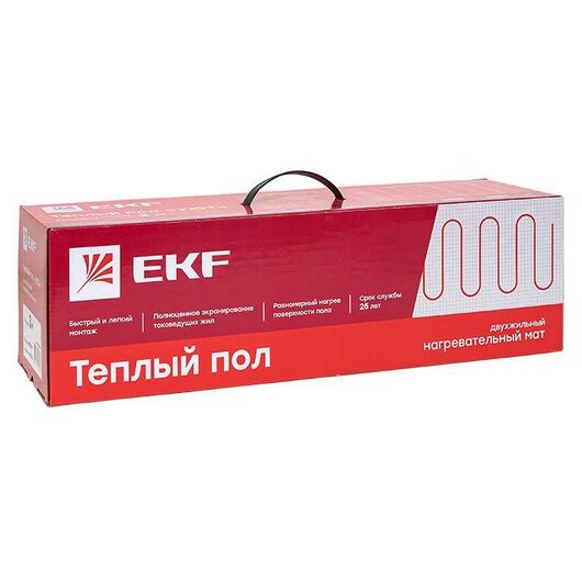 Комплект "Теплый пол" (мат) двухжил. 450Вт 3кв.м "Уют" PROxima EKF nm2-450-3, изображение 10 • Купить по низкой цене в интернет-магазине СМЭК