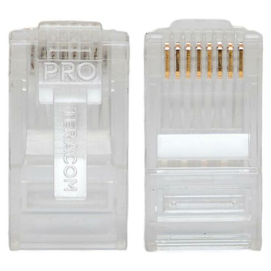 Коннектор RJ45 (8P8C) кат.6 неэкранир. 30мкд универс. (уп.20шт) TERACOM PRO EKF TRP-PLUG-6UTP-20, изображение 3 • Купить по низкой цене в интернет-магазине СМЭК
