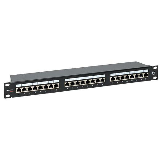 Патч-панель 19дюйм 1U кат.5E STP полн. экранир. 24 порта RJ45 Dual IDC с органайзером TERACOM PRO EKF TRP-PPNL-5ESTP-1U24, изображение 5 • Купить по низкой цене в интернет-магазине СМЭК
