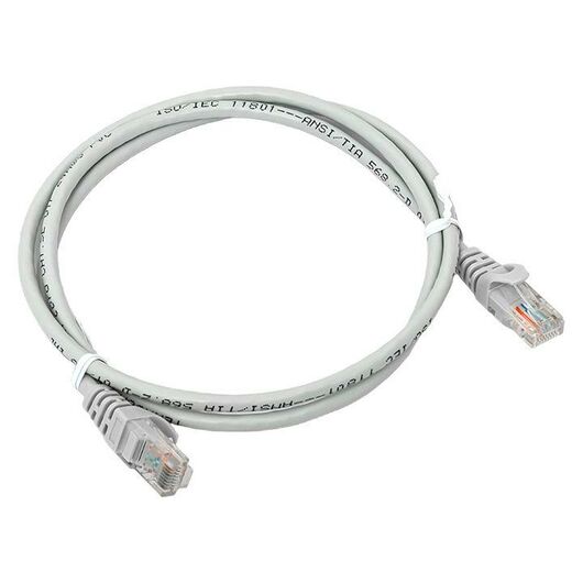 Патч-корд кат.5E UTP неэкранир. PVC сер. 1.0м TERACOM PRO EKF TRP-5EUTP-PVC-1M-GY, изображение 4 • Купить по низкой цене в интернет-магазине СМЭК