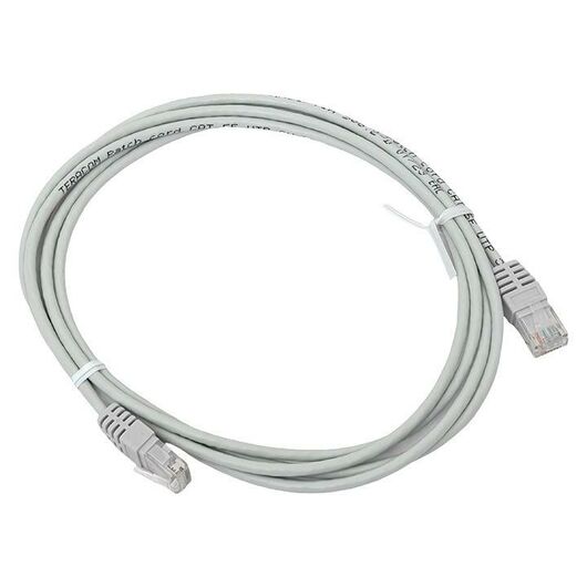 Патч-корд кат.5E UTP неэкранир. PVC 1Гбит/с 2м сер. TERACOM EKF TRC-5EUTP-PVC-2M-GY, изображение 4 • Купить по низкой цене в интернет-магазине СМЭК
