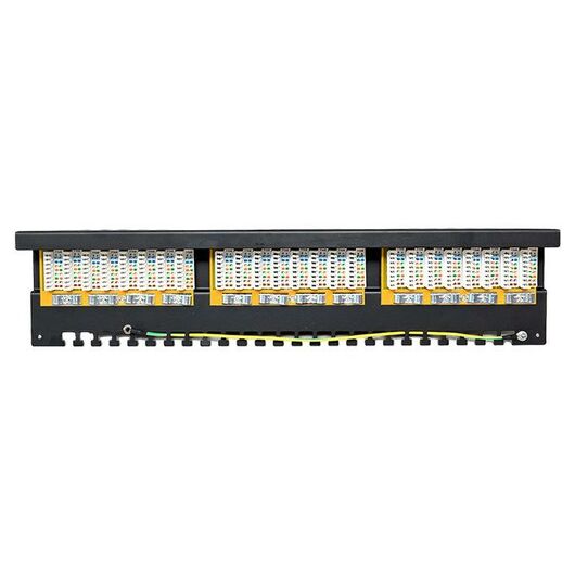 Патч-панель 19дюйм 1U кат.5E STP полн. экранир. 24 порта RJ45 Dual IDC с органайзером TERACOM PRO EKF TRP-PPNL-5ESTP-1U24, изображение 3 • Купить по низкой цене в интернет-магазине СМЭК