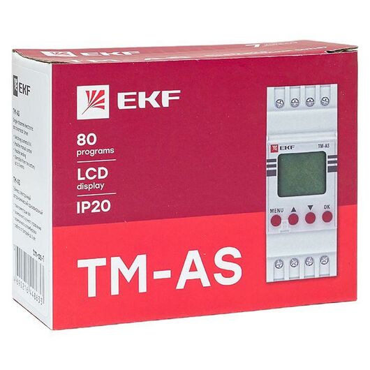Таймер электронный астрономический одноканальный TM-AS EKF tm-as-1, изображение 8 • Купить по низкой цене в интернет-магазине СМЭК