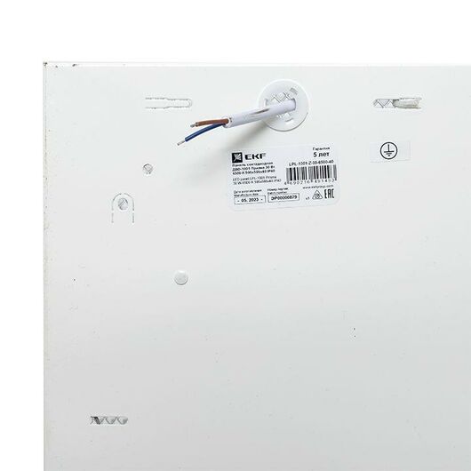 Светильник светодиодный ДВО-1001 30Вт 6500К IP40 595х595х40 опал панель EKF LPL-1001-O-30-6500-40, изображение 9 • Купить по низкой цене в интернет-магазине СМЭК