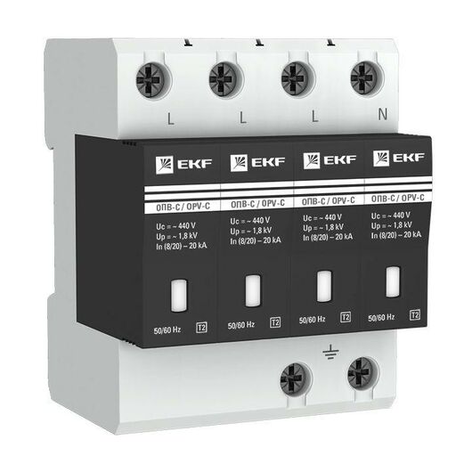Ограничитель перенапряжения имп. ОПВ-C4 EKF opv-c4 • Купить по низкой цене в интернет-магазине СМЭК