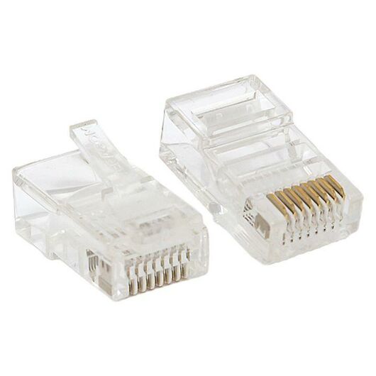 Коннектор RJ45 (8P8C) кат.5E неэкранир. TERACOM универс. (уп.10шт) EKF TRC-PLUG-5EUTP-10, изображение 4 • Купить по низкой цене в интернет-магазине СМЭК