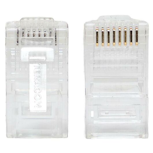 Коннектор RJ45 (8P8C) кат.5E неэкранир. TERACOM универс. (уп.10шт) EKF TRC-PLUG-5EUTP-10, изображение 5 • Купить по низкой цене в интернет-магазине СМЭК