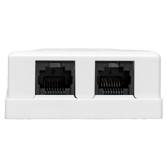 Розетка настенная TERACOM кат.5E неэкранированная 2 порта RJ-45 Dual IDC бел. EKF TRC-WBOX-2RJ45-5EUTP-WH, изображение 4 • Купить по низкой цене в интернет-магазине СМЭК