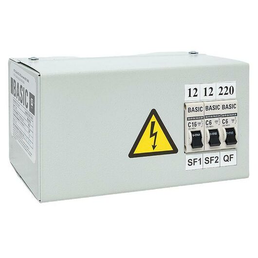 Ящик с понижающим трансформатором ЯТП 0.25 220/12В (3 авт. выкл.) Basic EKF yatp0.25 220/12v-3a, изображение 5 • Купить по низкой цене в интернет-магазине СМЭК