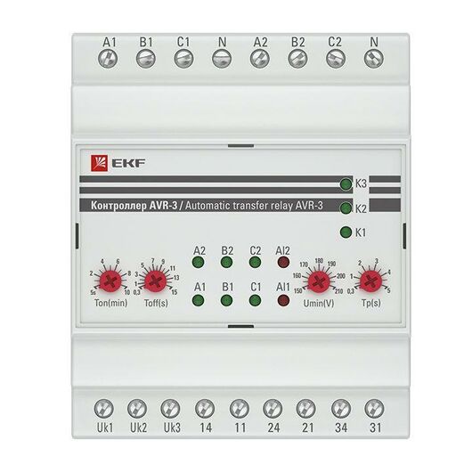 Контроллер АВР на 2 ввода с секционированием AVR-3 PROxima EKF rel-avr-3 • Купить по низкой цене в интернет-магазине СМЭК