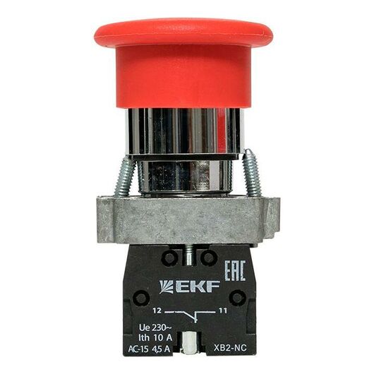 Кнопка грибовидная BC42 NC красн. PROxima EKF xb2-bc42, изображение 7 • Купить по низкой цене в интернет-магазине СМЭК