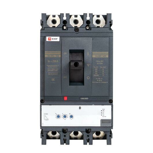 Выключатель автоматический 3п 400/250А 45кА ВА-99C Compact NS PROxima EKF mccb99C-400-250 • Купить по низкой цене в интернет-магазине СМЭК