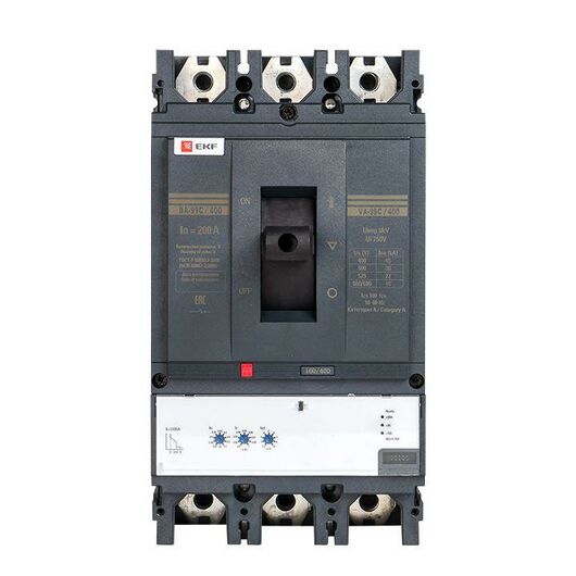 Выключатель автоматический 3п 400/200А 45кА ВА-99C Compact NS PROxima EKF mccb99C-400-200 • Купить по низкой цене в интернет-магазине СМЭК