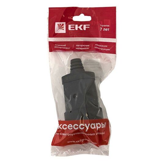 Гнездо штепсельное без заземл. черн. ПВХ 10А 250B EKF ASGO10-30, изображение 4 • Купить по низкой цене в интернет-магазине СМЭК