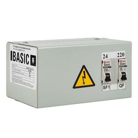 Ящик с понижающим трансформатором ЯТП 0.25 220/24В (2 авт. выкл.) Basic EKF yatp0.25-220/24v-2a • Купить по низкой цене в интернет-магазине СМЭК