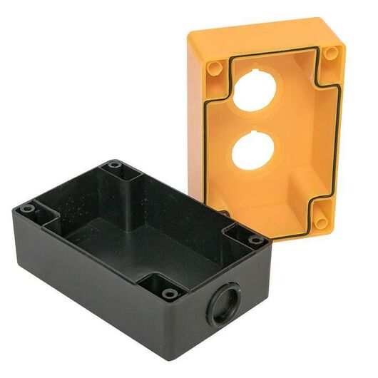 Корпус КП102 2 кнопки пластик. желт. EKF cpb-102-o, изображение 7 • Купить по низкой цене в интернет-магазине СМЭК