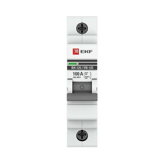 Выключатель нагрузки 1п 100А ВН-125 PROxima EKF SL125-1-100-pro • Купить по низкой цене в интернет-магазине СМЭК