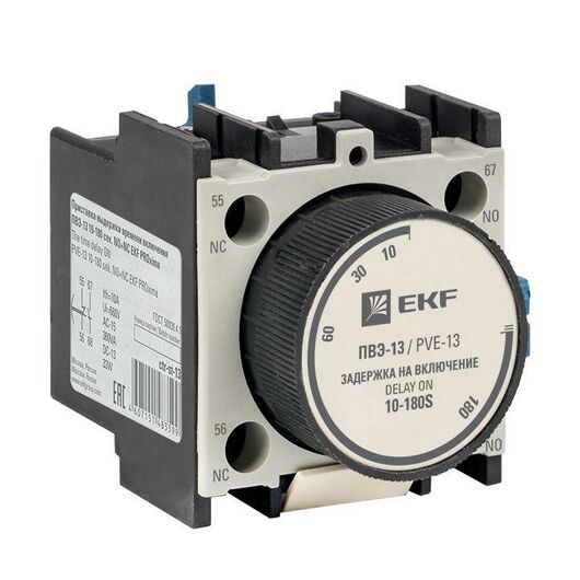 Приставка ПВЭ 13 10-180сек NO+NC EKF ctr-st-13, изображение 5 • Купить по низкой цене в интернет-магазине СМЭК