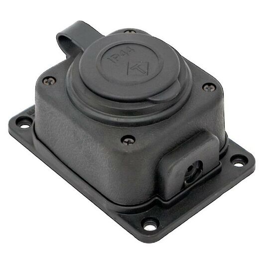 Розетка настенная 16А IP44 230В 2P+PE с защ. крышкой каучук PROxima EKF RPS-014-16-230-44-r, изображение 5 • Купить по низкой цене в интернет-магазине СМЭК