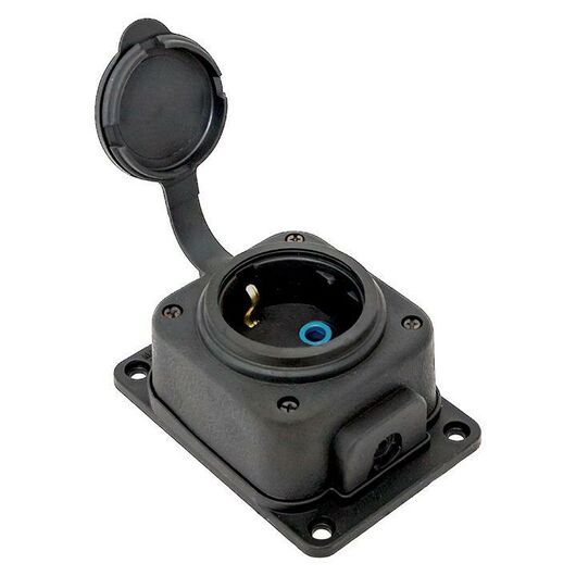 Розетка настенная 16А IP44 230В 2P+PE с защ. крышкой каучук PROxima EKF RPS-014-16-230-44-r, изображение 4 • Купить по низкой цене в интернет-магазине СМЭК