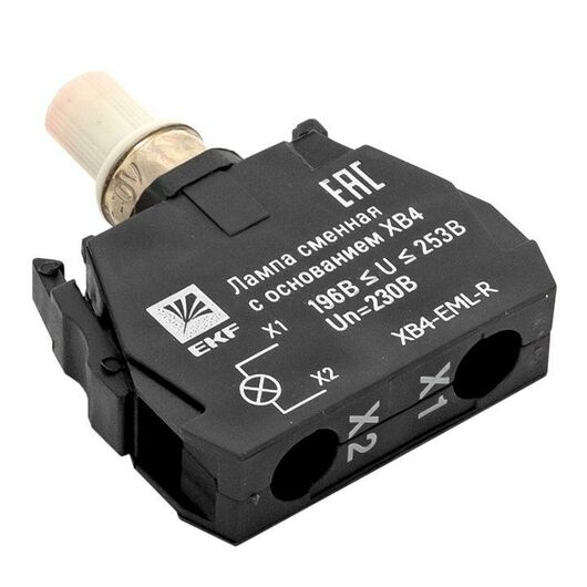Лампа сменная с основанием XB4 красн. 230В PROxima EKF XB4-EML-R, изображение 7 • Купить по низкой цене в интернет-магазине СМЭК