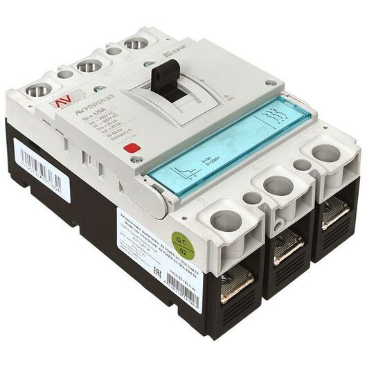 Выключатель автоматический 3п 125А 35кА AV POWER-2/3 TR AVERES EKF mccb-23-125-TR-av, изображение 8 • Купить по низкой цене в интернет-магазине СМЭК